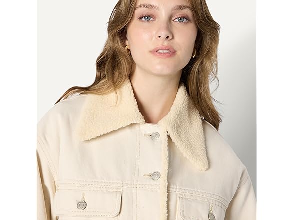Amazon Essentials Faux-Shearling Lined Jacket