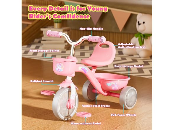 Kkdi Tricycle for Toddlers