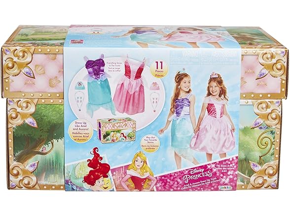 Disney Princess Ariel & Aurora Dress Up Trunk