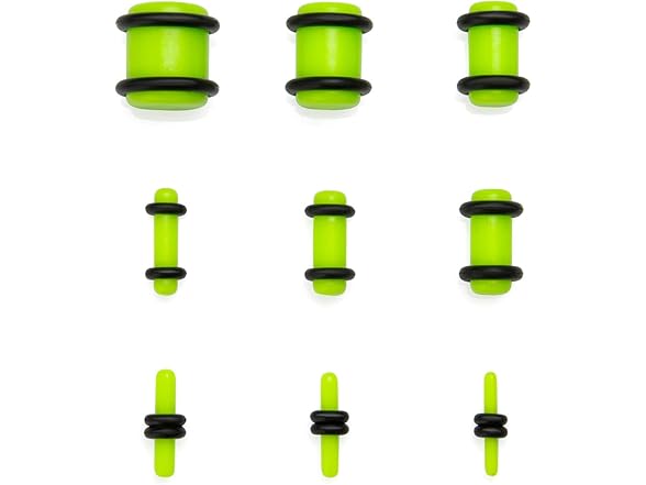 NASAMA 50Pcs Ear Gauge Stretching Kit