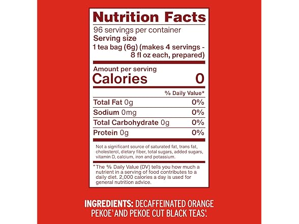 Luzianne Decaf Iced Tea 24ct