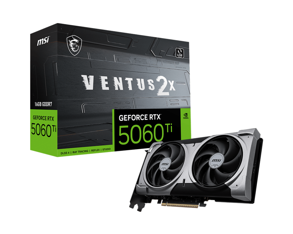 MSI GeForce RTX 5060 Ti 16G VENTUS 2X PLUS - Gallery 3