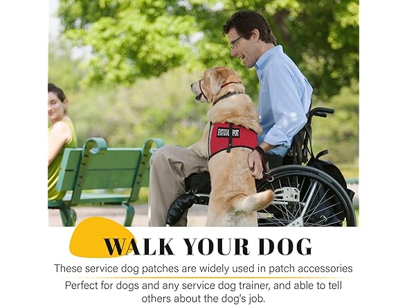 HANWER Service Dog Patches Set, 10Pack