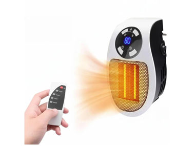 $18.99, Was $59.99, 68% Off! Portable Wall Outlet Space Heater 500W w/ Remote dealfomo