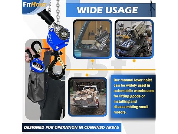 Mini Chain Hoist 1/2 Ton