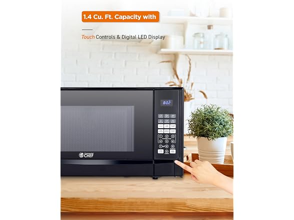 COMMERCIAL CHEF 1.4 Cubic Foot Microwave