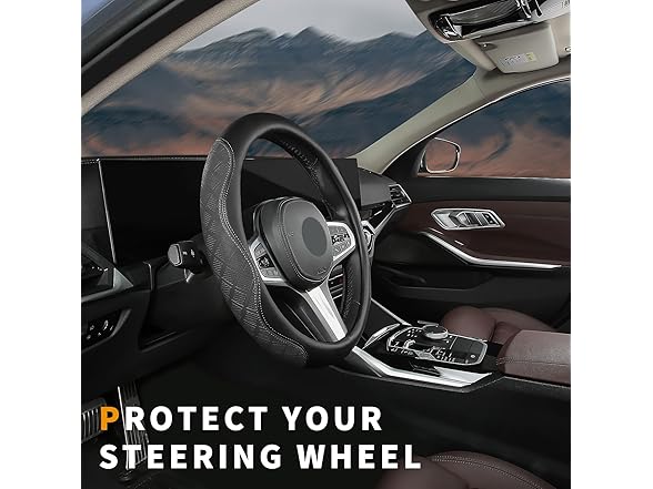 Custom Fit for Ford Steering Wheel Cover