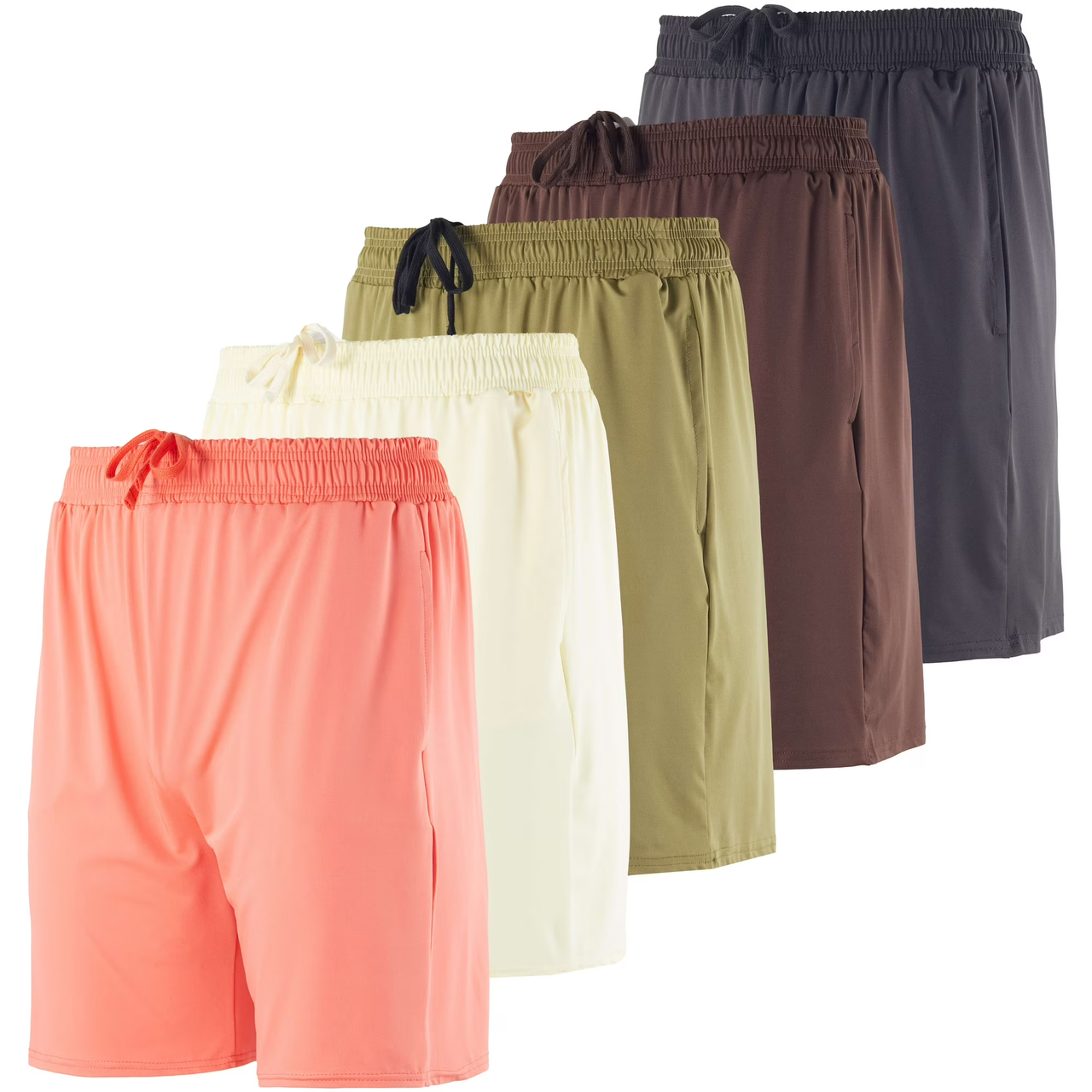 {5PK} Men's Dry-Fit 7"  Workout Shorts - Gallery 9