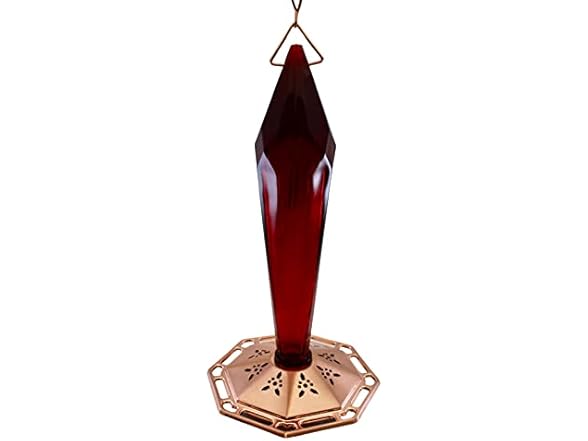 Songbird Essentials Ruby Faceted Glass H
