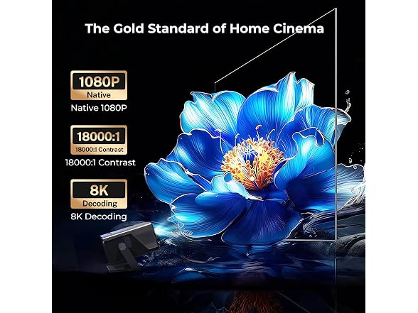 Android 14 Smart Video Projector