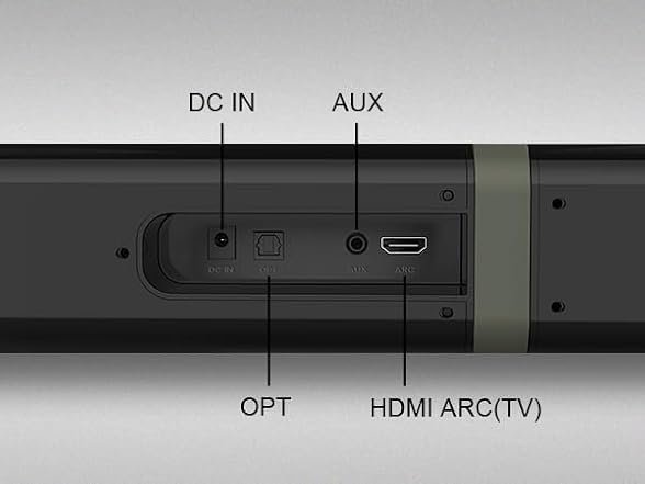 Ainclte 120W Sound Bar w/Subwoofer