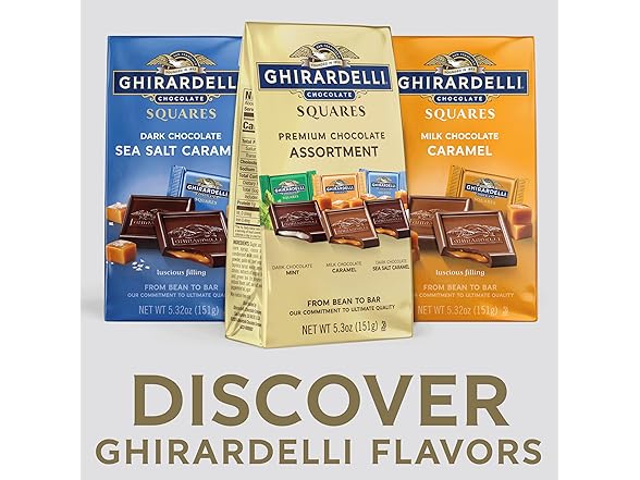 Ghirardelli Premium Choc Squares Assortm