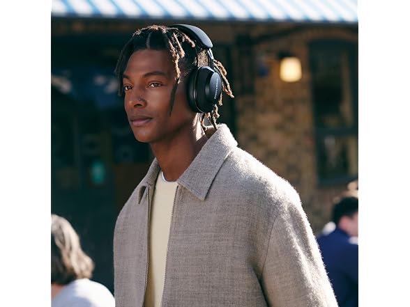 Bowers & Wilkins Px7 S2 Over-Ear Headphones - Advanced Noise Cancellation, Technical Fabrics, 30-Hour Battery Life, 15-Min Quick Charging, Black (Renewed) (Open Box)
