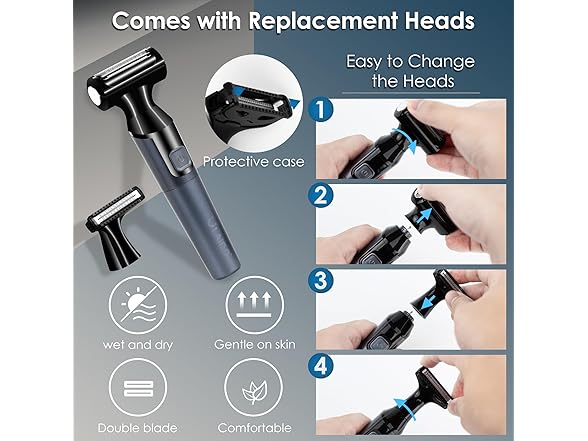 Body Hair Trimmer for Men