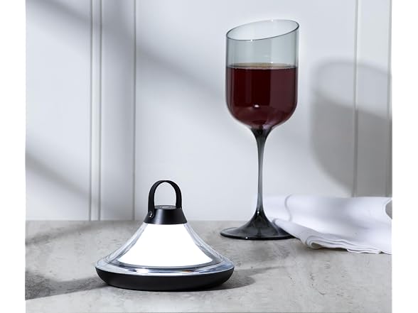 Abbott Collection Bell Shape LED Portable Table Lamp