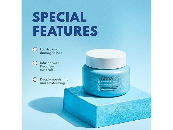 Alma K Nourish and Repair Hair Mask 6.7 oz