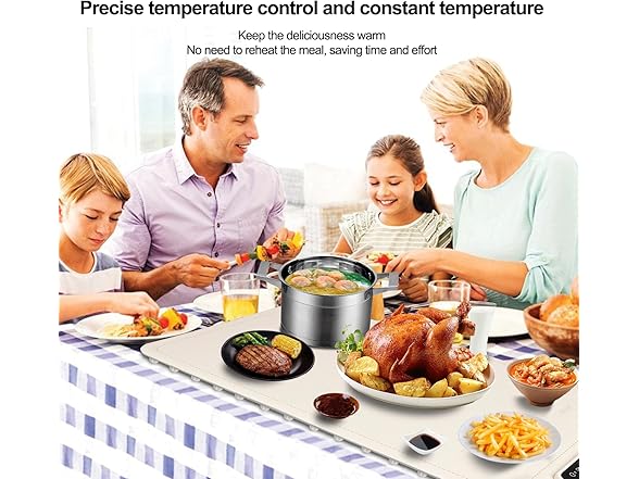 Food Electric Warming Mat Beige