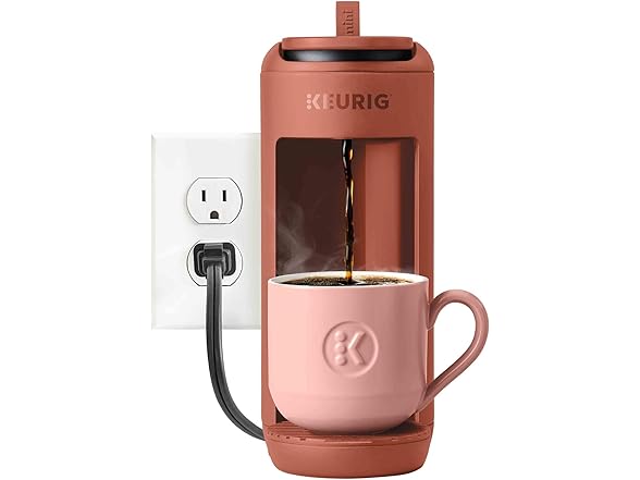 Keurig K-Mini Mate Single Serve K-Cup Coffee Maker- Red