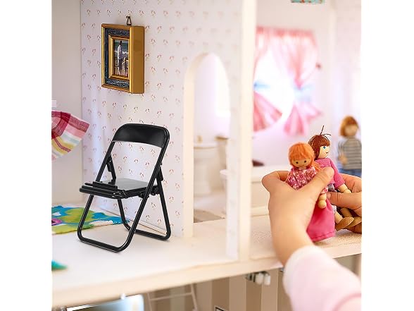 DEARMAMY Miniature Folding Chair Mobile