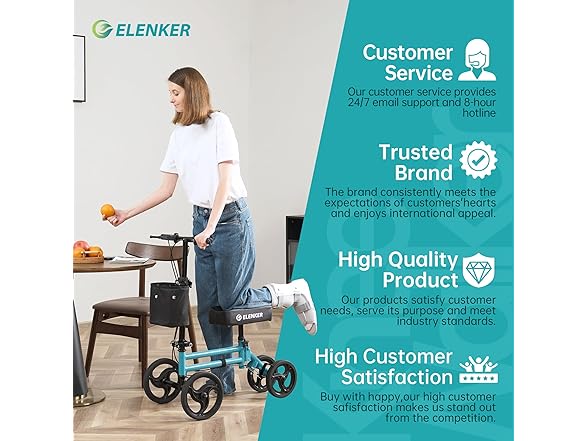 ELENKER BC2170625100003 Knee scooter
