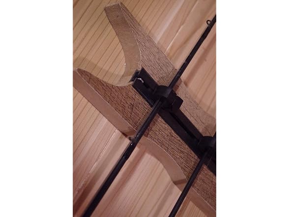 Old Cedar Outfitters Wall Rack, 8 Rods, Distressed Finish