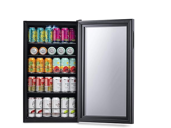 Newair Freestanding Beverage Beer Design Fridge - 126 Cans