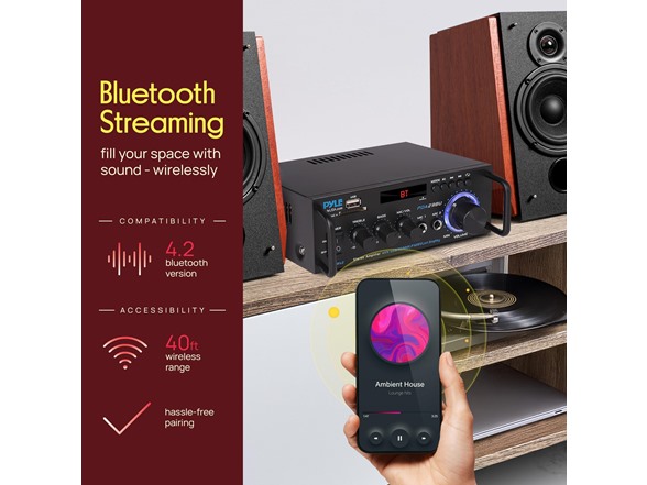 Pyle 200W Wireless Bluetooth Stereo