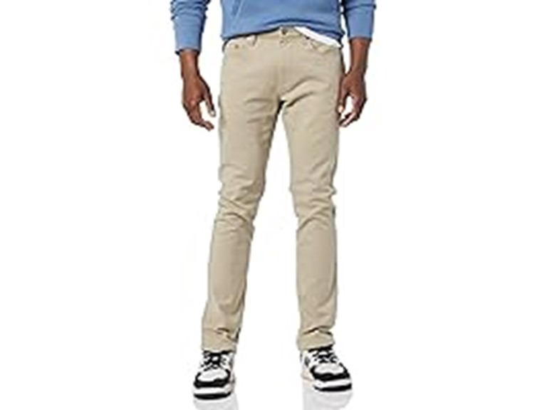 Amazon Essentials Men's Skinny-Fit Stretch Jean - Discontinued Colors, Light Khaki Brown, 31W x 29L