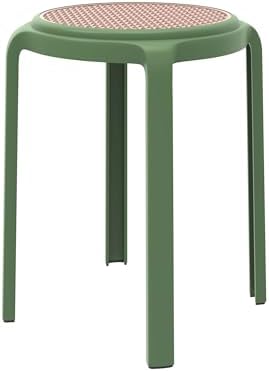 LeisureMod TSR13G Teresse Dining Stool Green