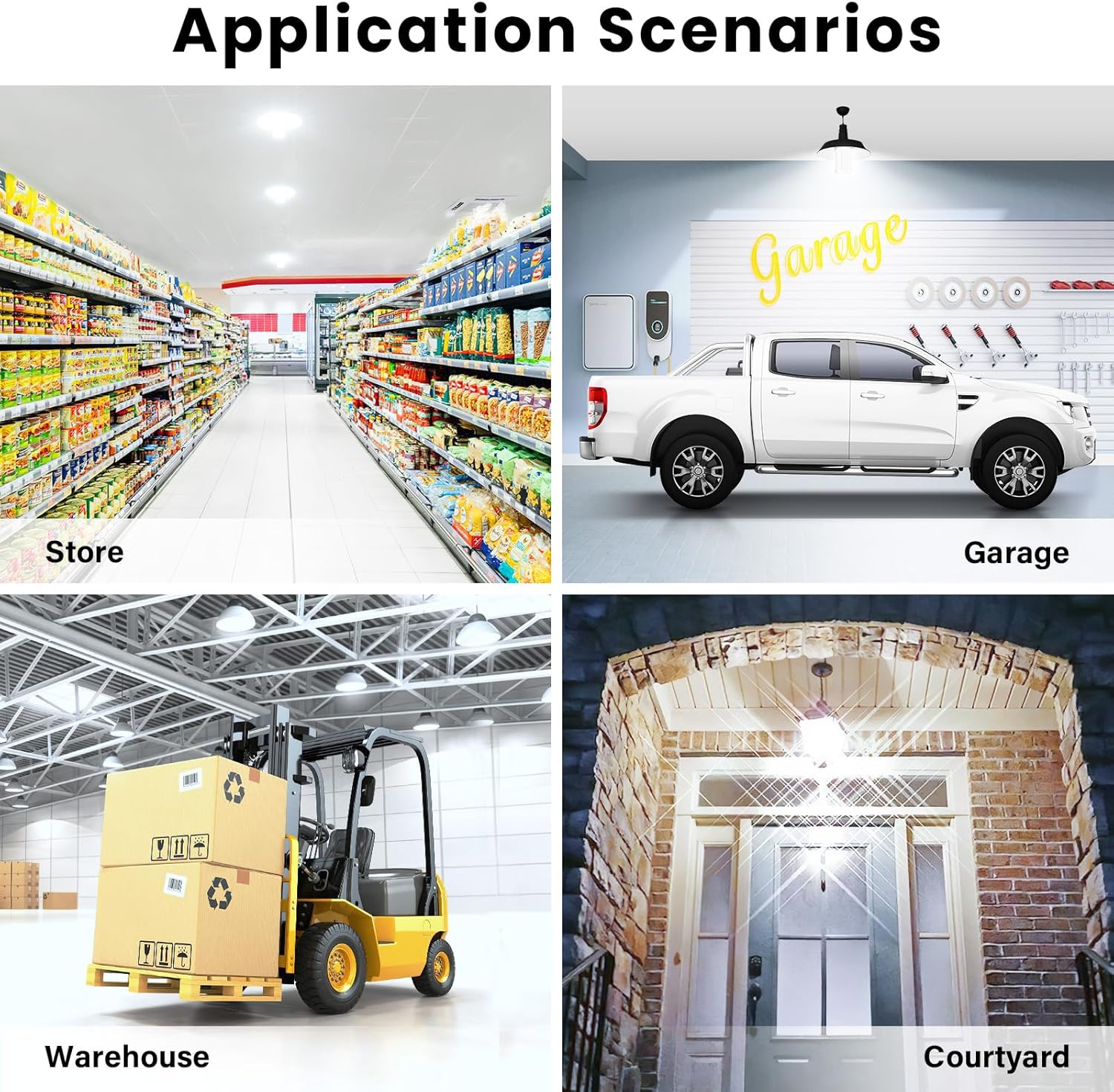 FanNicoo 2 Pack 1200W Equivalent 100W LED Corn Bulbs - Gallery 11