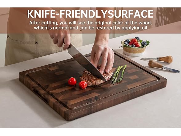 thetchry Walnut End Grain Cutting Board