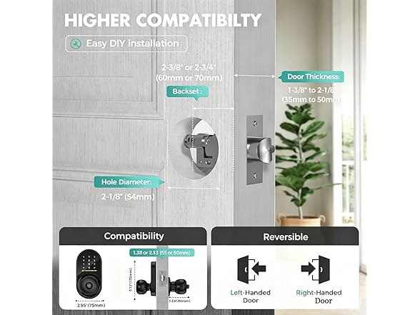 HEI LIANG Smart Door Knob