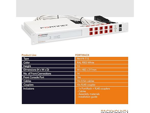 Rackmount.IT Rack Mount Kit for Fortine