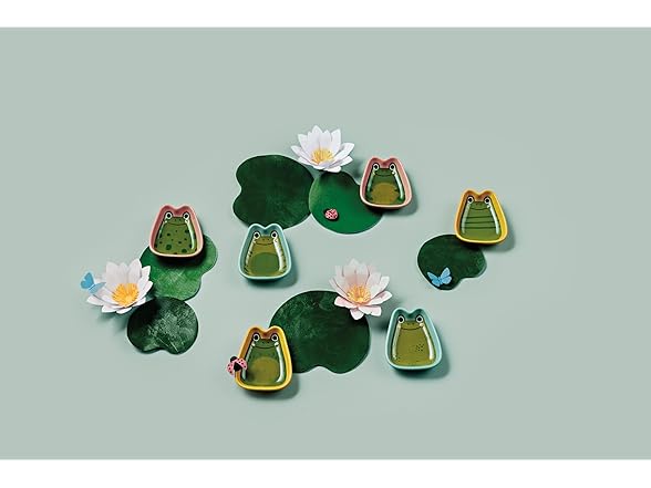 Jubilee Stoneware Pinch Bowls, Ribbit