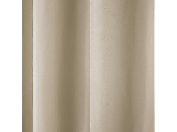 Cabana Taupe In/Outdoor Curtain 2Pk, 54"x108"