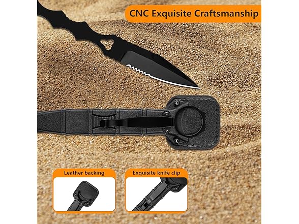 NomadPeak Fixed Blade Knife With Sheath