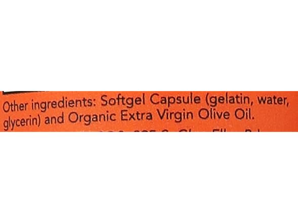 Foods NOW Vitamin D-3 Softgels