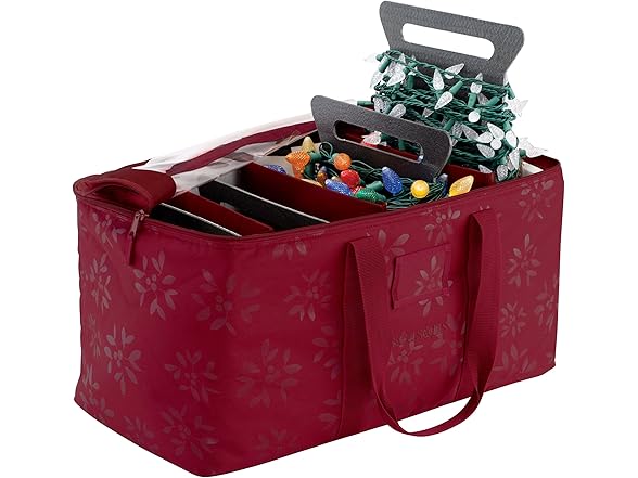 Classic Accessories Seasons 24 Inch Holiday Lights Storage Duffel