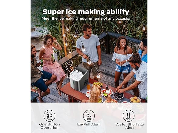 Marsail Countertop Nugget Ice Maker 