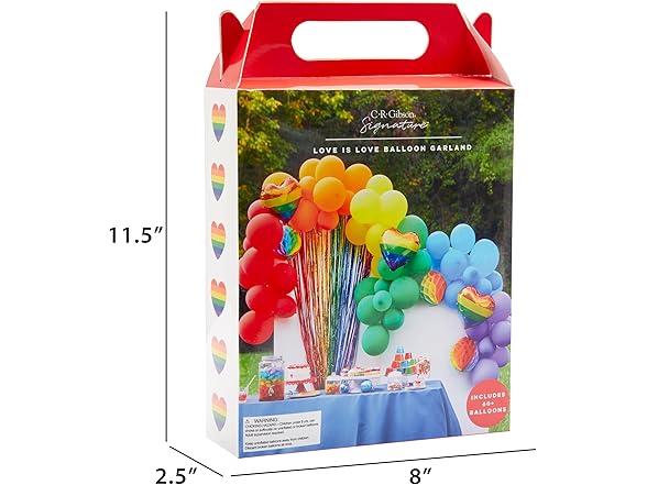 C.R. Gibso Love is Love Balloon 60Pc Kit