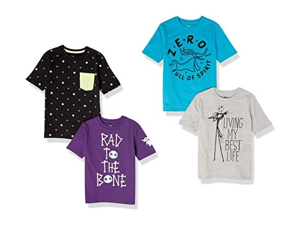 Black Color Block/Blue/Grey/Purple Text Print