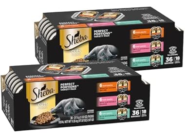 $29.99, Was $39.98, 24% Off! 2PK Sheba Perfect Portions Wet Cat Food Cuts, 2.6 oz. dealfomo