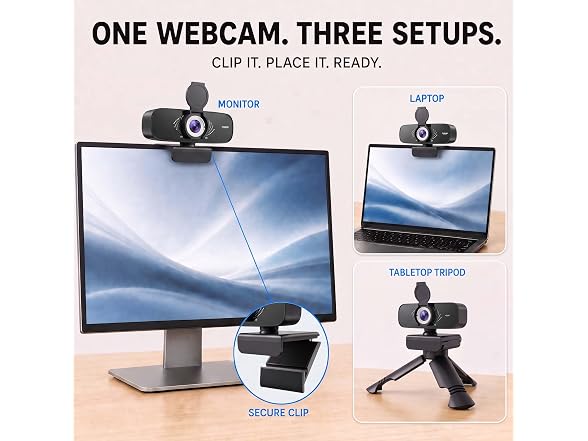 AEICIK 1080P Webcam Privacy Cover USB-C