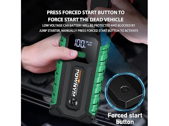 Pownym 12V Jump Starter for Car