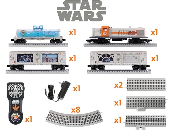Lionel Disney Star Wars Rebel Electric O Gauge Train Set