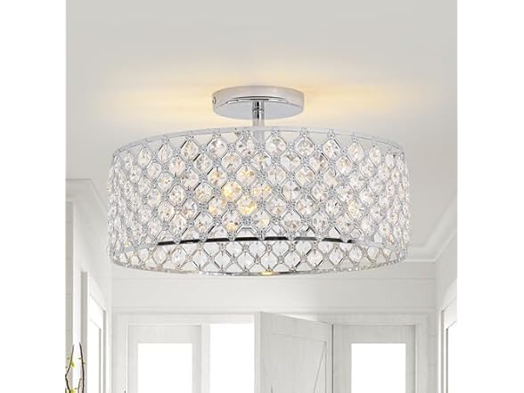 Parrot Uncle BBD5001CR Small 15" Crystal Chandeliers