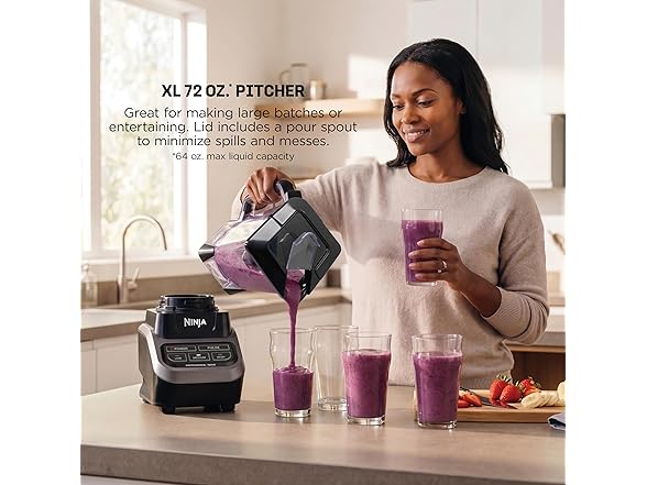 Ninja BL610 Professional 72 Oz Countertop Blender 