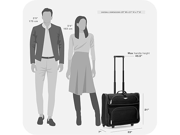 Travel Select Amsterdam Business Rolling Garment Bag