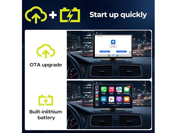 LAMTTO 9" Apple Carplay Screen