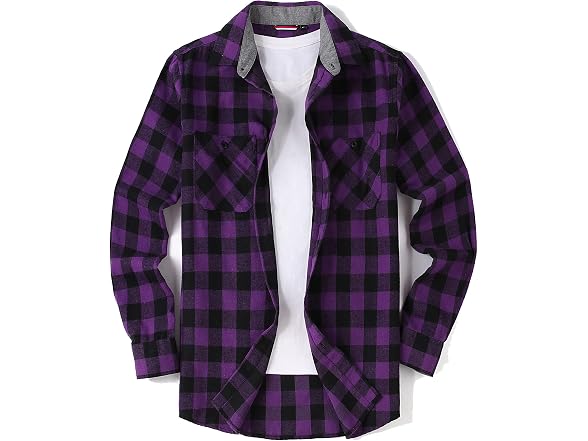 Esabel.C Men (L) Flannel Chest Pocket Shirt